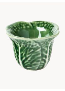 BORDALLO PINHEIRO Soporte de huevo pintado a mano Cabbage Verde Loza de barro Ø 7 x Al 5 cm