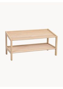 Rowico Home Zapatero de roble Hillmond Beige An 80 cm