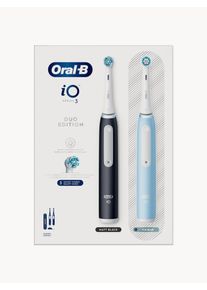 Oral-B Cepillos de dientes eléctricos Oral-B iO3, set de 2 Azul, Negro An 17 x Al 24 cm