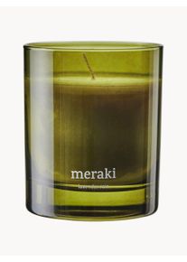 Meraki Vela perfumada Lavender Rain (Geranio, Eucalipto, Pachulí) Verde 200 gr