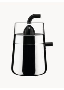 Alessi Exprimidor electrónico Toru Negro, Plateado Acero inoxidable An 23 x Al 32 cm