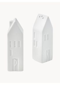 Räder Räder Salero y pimentero de porcelana Home, 2 uds. Blanco Porcelana An 3 x Al 9 cm