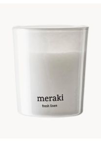 Meraki Velas perfumadas Meraki (Fresh Linen), set de 2 Blanco Ø 6 x Al 7 cm