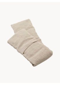 Meraki Cojín terapéutico de lino/algodón Beate Beige L 65 x An 15 cm
