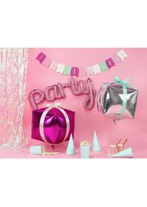 partydeco, Geschenkverpackung, Satinband 50mm Mint (25m)