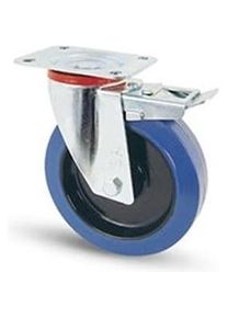 realspace Pro RS PRO, M&ouml;belrollen, Drehlager Lenkrolle, Rad &oslash; 125mm, 170kg, Ge