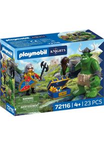 Playmobil 72116 Troll mit L&ouml;wenritterschatz