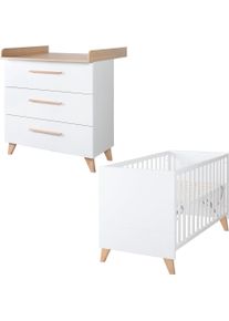 Roba, Komplett-Babyzimmer, Kinderzimmerset Leon (Babybett, Wickelkommode)
