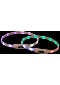 Trixie Flash USB Leuchtband, Silikon, XS-XL, 65cm, multicolor