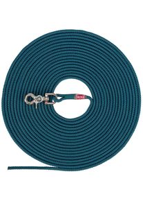 Trixie Trigger Snap Hook Schleppleine, rund, petrol, S&ndash;M, 10m/&oslash;6mm