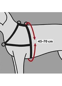 Trixie Lead"n"Walk Soft Trainingsgeschirr, 45&ndash;70cm/25mm, schwarz, S&ndash;M