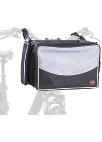 Trixie Front-Box für Fahrräder, 41x26x26cm, schwarz/grau