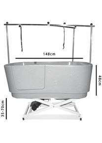 Groom Professional Amazon Hundebadewanne, elektrisch, 148x80x48x163cm