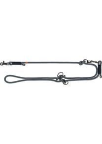 Trixie Soft Rope V-Leine, schwarz/grau, XS&ndash;S, 2m/&oslash;6mm