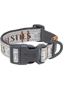 Trixie BE NORDIC Halsband, extra breit, S–M, 32-45cm/30mm, grau