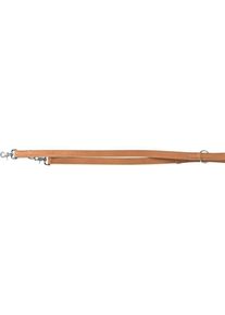 Trixie Rustic Heartbeat Fettleder-V-Leine, M&ndash;L, 2m/20mm, braun