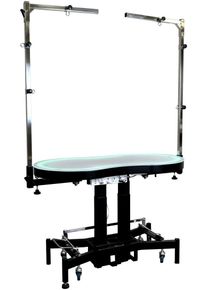 Groom-X Tournament Plus LED Trimmtisch, elektrisch, 120x61x63-112cm