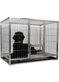 Groom-X Wartezwinger, Edelstahl, 110x72x86cm