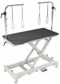 Waggz Step-Low Trimmtisch, 127x66x29-107cm, weiß