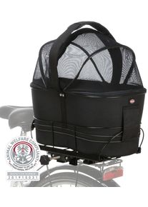 Trixie Fahrradkorb für Gepäckträger, EVA, 29x42x48cm, schwarz