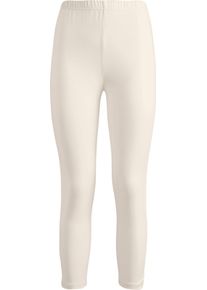 Damen Leggings mit Raffung am Bein ecru Gr&ouml;&szlig;e 44