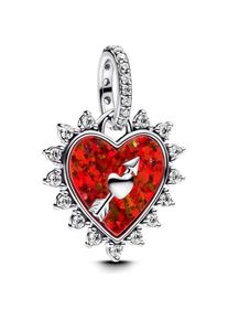Pandora, Kettenanhänger, Spinnable Arrow Heart Dangle Charm, (Sterling Silber 925)