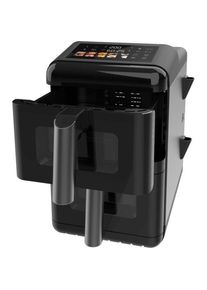 Cecotec Heissluftfritteuse, 6 Liter, 2900W, Cecofry DuoLevel, Fritteuse, Schwarz