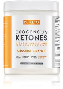 BeKeto Exogene Ketone, 150 g Dose, Sunshine Orange
