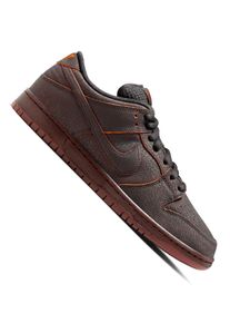 NIKE SB Dunk Low Pro Premium Shoes dk smoke grey campfire orange bl men US 6.5