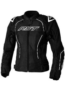 RST S-1 Mesh, textile jacket waterproof women , color: Black/White , size: XL