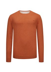 Duże Rozmiary - s.Oliver - Lekki sweter z bawełny z haftowanym logo - 3XL