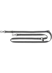 Trixie CityStyle V-Leine, Baumwolle, schwarz, S&ndash;M, 2m/13mm