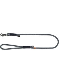 Trixie Soft Rope Leine, schwarz/grau, XS–S, 1,2m/ø6mm