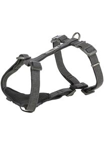 Trixie CityStyle H-Geschirr, Baumwolle, schwarz, M&ndash;L, 52-75cm/20mm