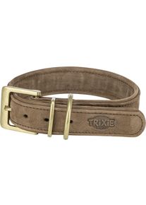 Trixie Pure Halsband, Leder, M, 36&ndash;43cm/30mm, braun
