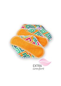 Petit Lulu Stoffbinden SLIM - 3 Stk. - Labyrinth Normalbinde (M)