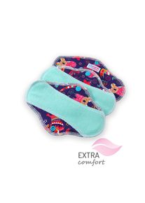 Petit Lulu Stoffbinden SLIM - 3 Stk. - Australian Animals Normalbinde (M)