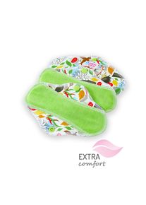 Petit Lulu Stoffbinden SLIM - 3 Stk. - Autumn Hedgies Normalbinde (M)