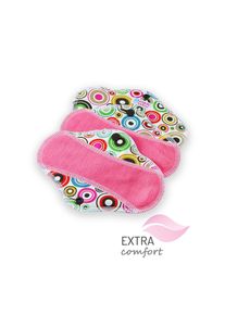 Petit Lulu Stoffbinden SLIM - 3 Stk. - Circles Normalbinde (M)