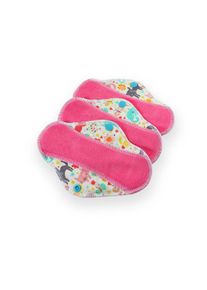 Petit Lulu Slipeinlagen & Stoffbinden CLASSIC - 3 Stk. - Cat Meadow Slipeinlage (S)