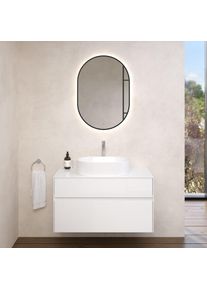 Villeroy & Boch Villeroy & Boch Embrace Meuble avec vasque et miroir, 5A6056R1+A95600DH+A4716000,