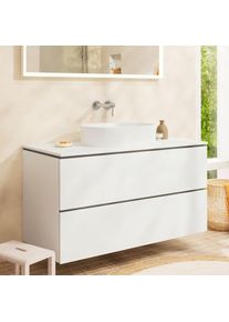 Hansgrohe LivaFine Meuble avec vasque l: 118 P: 55 cm, 2 tiroirs, 60166450+54394700+54277700,