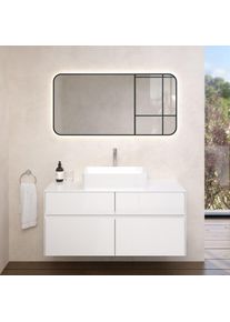 Villeroy & Boch Villeroy & Boch Embrace Meuble avec vasque et miroir, 5A6156R1+A95700DH+A4731200,