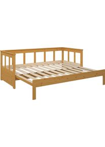 Otto Home Daybett &raquo;"AIRA" Kinderbett, G&auml;stebett, Skandi- Design, Schublade optional&laquo; FSC zertifiziertes Massivholz, mit ausziehbarer Liegefl&auml;che,...