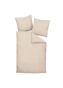 Janine Bettbezug »Bettwäsche Piano 1er Pack« in beige, Größe B/L: 155 cm x 220 cm