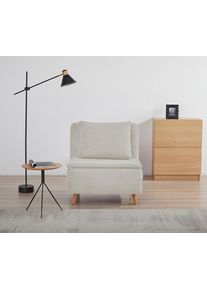 Otto Home Sessel »AINSLEY - OTTO. Verlässliche Qualität.« wandelbar zum Gästebett, Schlafsofa, Webstoff u. Cord-Bezug, Größe B/H/T: 81 cm x 82 cm x...