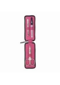 ERBE® Erbe Damen Maniküre-Etui »Maniküre Set Reißverschluss-Etui LONGO«, Größe B/H/T: 50 mm x 115 mm x 1,6 mm 3 tlg.