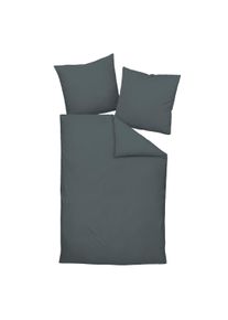 Janine Bettbezug »Bettwäsche COLORS 1er Pack« in grau, Größe B/L: 135 cm x 200 cm