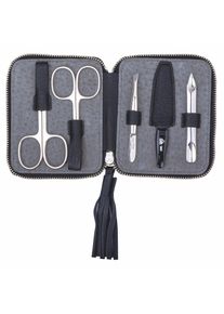 ERBE® Erbe Damen Maniküre-Etui »Maniküre Set Reißverschluss-Etui TIVOLI«, Größe B/H/T: 115 mm x 90 mm x 2 mm 5 tlg.