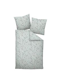 Janine Bettbezug »Bettwäsche Tango 1er Pack« in silberfarben, Größe B/L: 155 cm x 220 cm